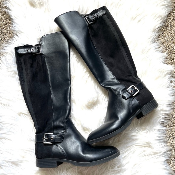 Liz Claiborne Shoes - Black Liz Claiborne Riding Boots